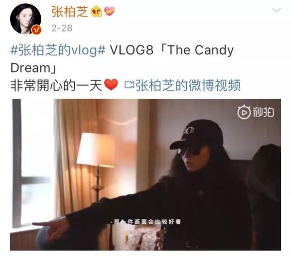 张柏芝vlog