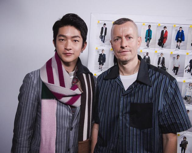 Chinese actor Qu Chuxiao and Lucas