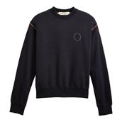厚磅法兰绒混纺圆领衫 产品编号 (颜色): UT35190 (白色, 海军蓝, 黑色) 尺寸: 0, 1, 2, 3