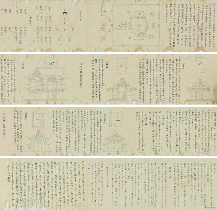 2827金山寺建筑法式图卷
