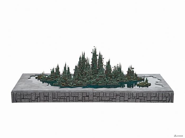 东风破 综合媒材 长180x宽81x高48cm 玻璃纤维,聚氯乙烯,多媒材 2020年