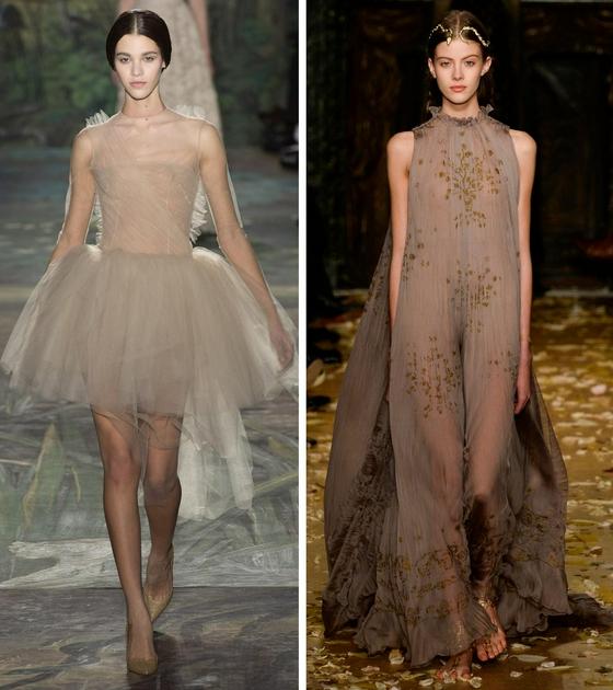 左:Valentino 2014 Spring,右:Valentino 2016 Spring