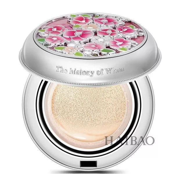 后 (Whoo) 拱辰享雪玉凝水氛光彩气垫粉底液2019特别款 RMB 450 : 2*15g
