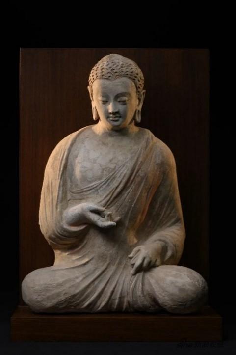 佛陀像,4-5世纪,犍陀罗,高67cm