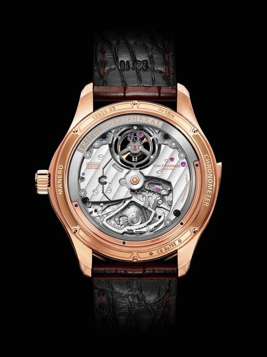 马利龙交响乐三问腕表(Manero Minute Repeater Symphony)表背