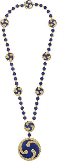 长项链及可拆卸式吊坠,1972年Van Cleef & Arpels梵克雅宝典藏