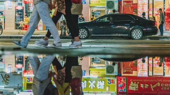雨后广州街头