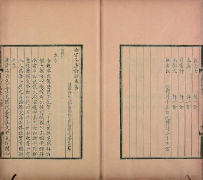 3223-2徐焯等编御定全唐诗录一百卷