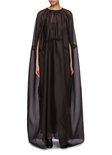 REGINA褶裥真丝欧根纱连衣裙 ¥32,000