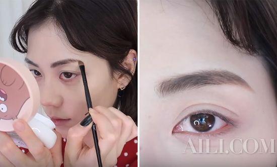 画出自然的眉型