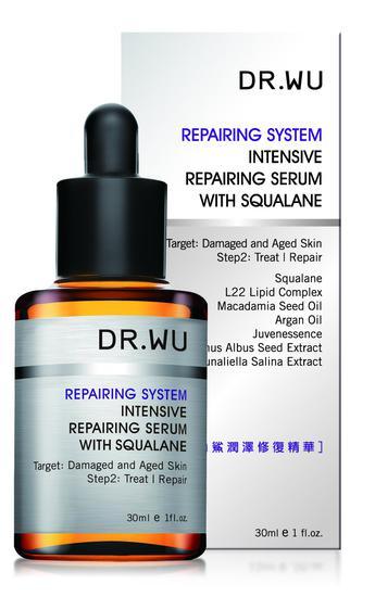 DR.WU角鲨润泽修复精华+外盒 15ml 280元;30ml 560元