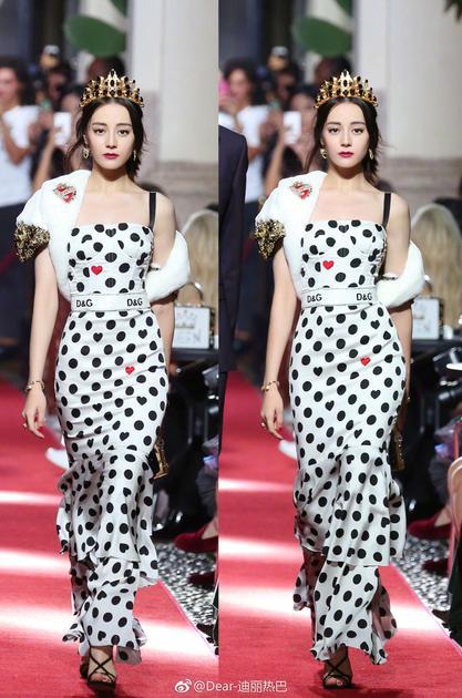 米兰时装周亮相Dolce&Gabbana秀场