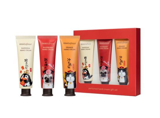 悦诗风吟香氛护手霜礼盒 30ml3 85元