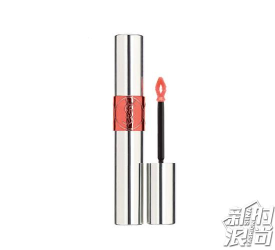 YSL圣罗兰莹亮绚染唇油-#06-蜜桃热恋