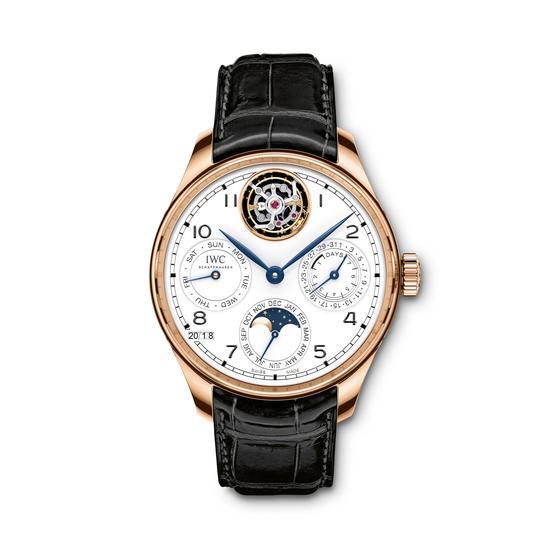 IWC万国表葡萄牙系列万年历陀飞轮腕表“150 周年”特别版_型号:IW504501
