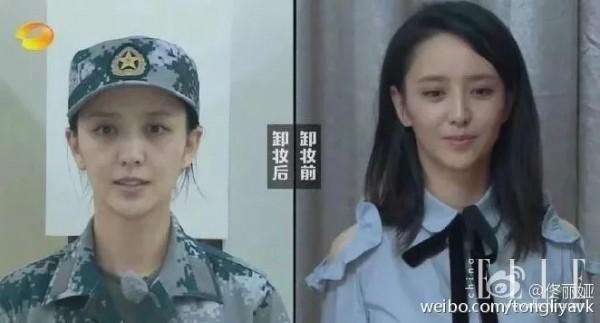 卸妆后的佟丽娅