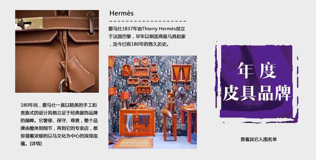 年度皮具品牌:Hermes