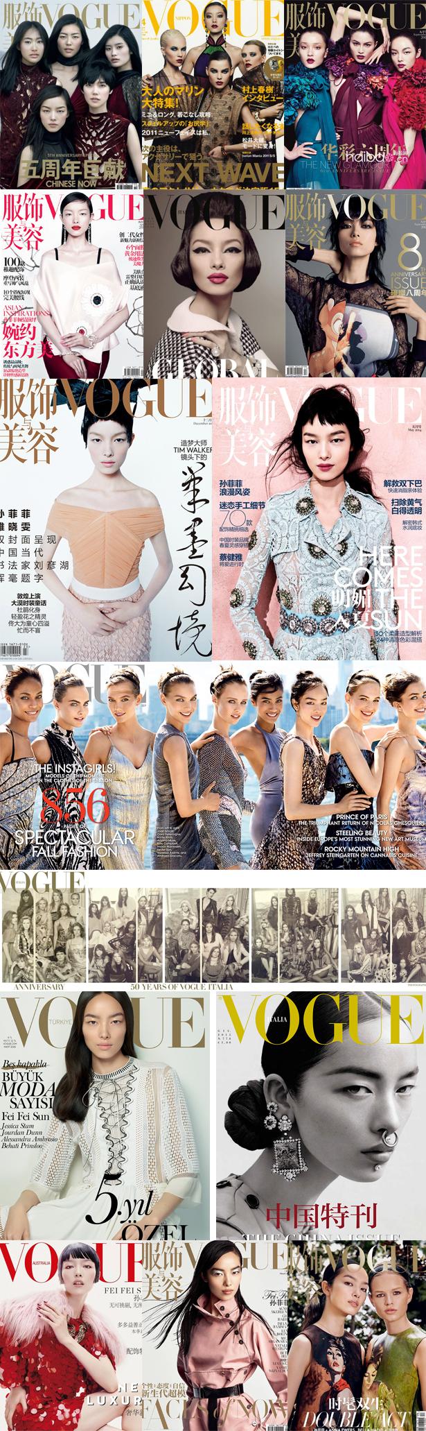 孙菲菲VOGUE封面合辑