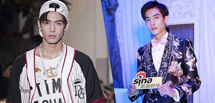 宋威龙走秀 印花西装魅力值满分