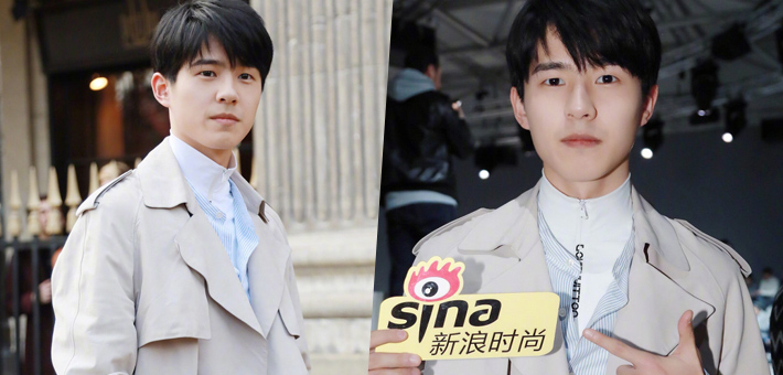 刘昊然助阵LV巴黎男装秀