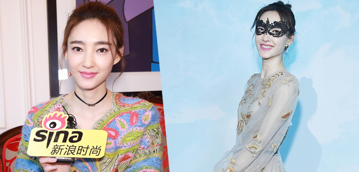 王丽坤何穗亮相Dior化妆舞会