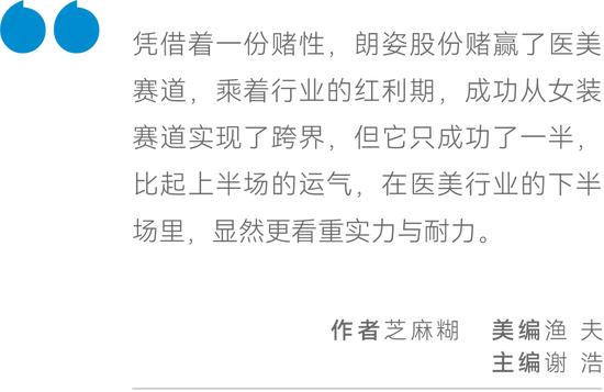 朗姿股份的跨界故事：运气or实力？旗下医美机构销售净利率从12.58%降至5%，大举并购难逃规模陷阱