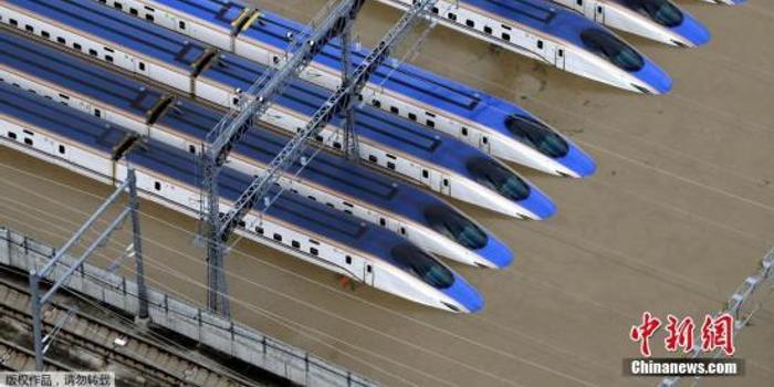 日本遭泡水新干线列车大部分或报废 造价约118亿日元