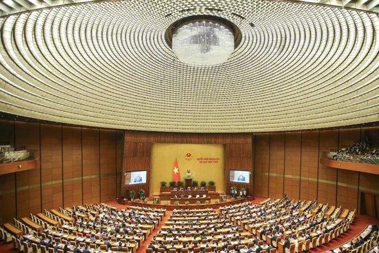 资料图片:当地时间2024年10月21日,越南河内,越共中央总书记苏林在国会发表讲话。(视觉中国)