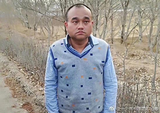 关押三个多月释放后的谭秦东(图片来自局面)