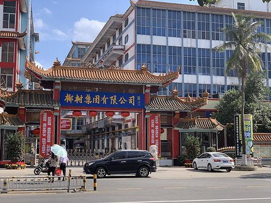 位于海南海口市的椰树集团工厂。(图片来源:楼婍沁)