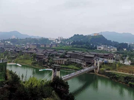丹寨万达小镇,图片来源:本文作者
