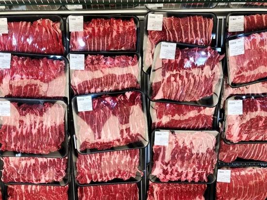 ▲ 山姆超市里售卖的牛肉。