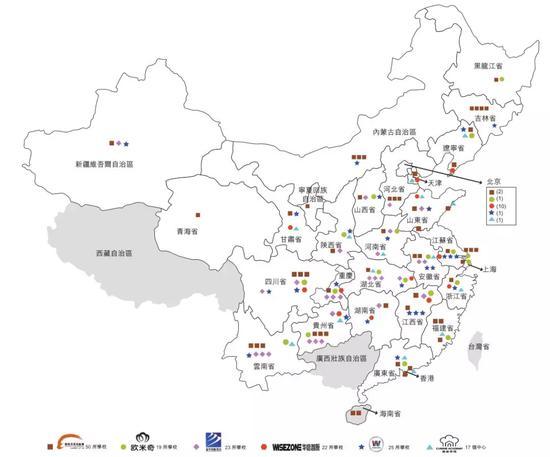 (学校分布图)