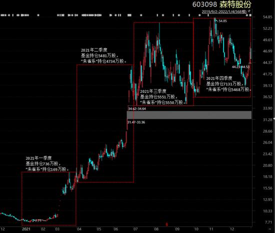 公募基金抱团，到底是明着坐庄，还是鸵鸟心态？“朱雀系”坐庄森特股份，抱团老炮们玩转百润股份