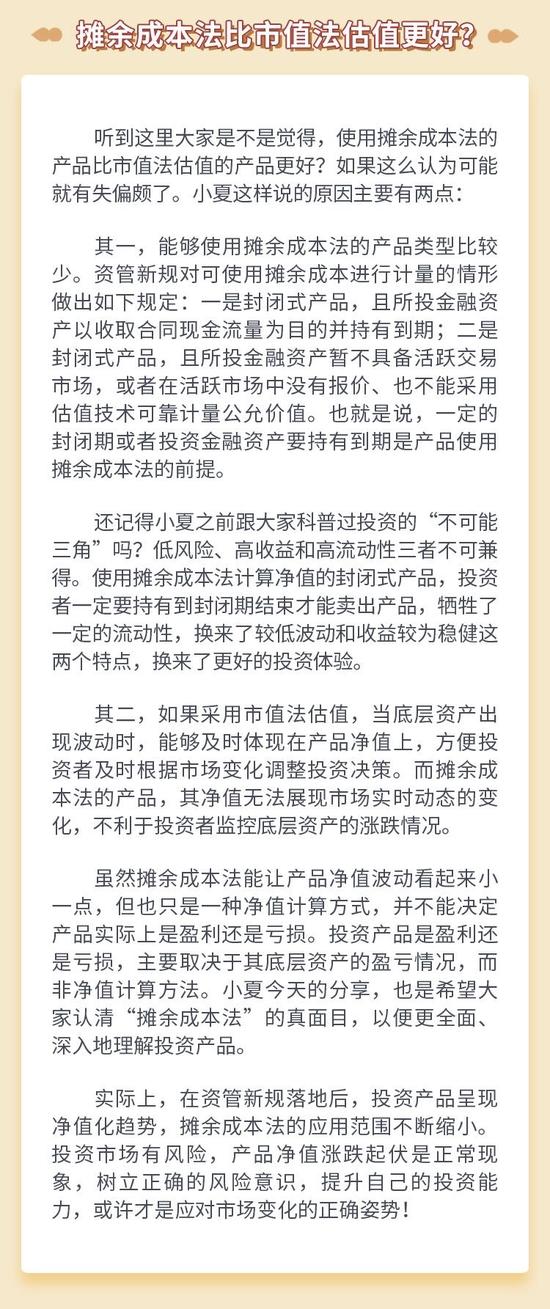 涨知识！“重出江湖”的摊余成本法究竟是什么？