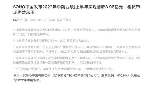 潘石屹夫妇双双辞职，彻底“切割”SOHO? 公司股价直线拉升，涨超12%！曾公告七折出售3.2万平方米京沪房源