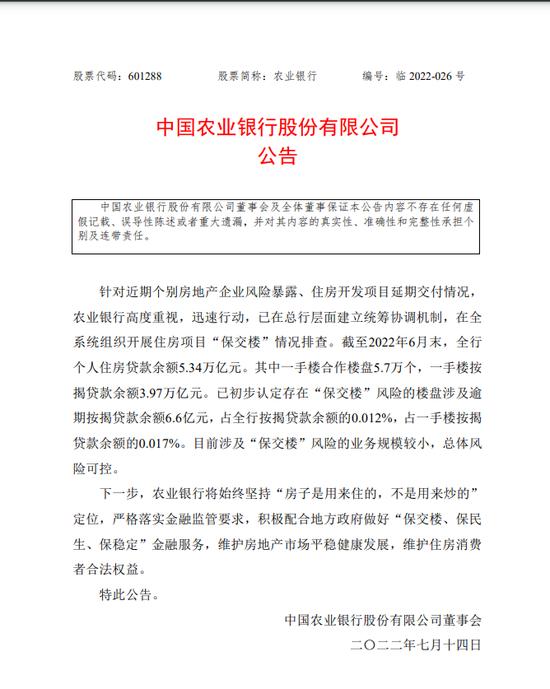 多地烂尾楼业主称将强制断供，银行股应声下跌！刚刚，多家银行紧急回应…