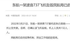 东航一架波音737飞机坠毁,广西保险业启动一级响应
