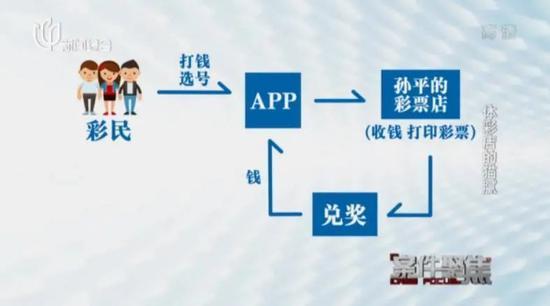▲孙某体彩店利用非法APP售彩的详情(图片截至上视新闻“案件聚焦”)