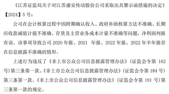 江苏盛安传动股份有限公司IPO终止审核！一个月前被江苏证监局采取行政监管措施