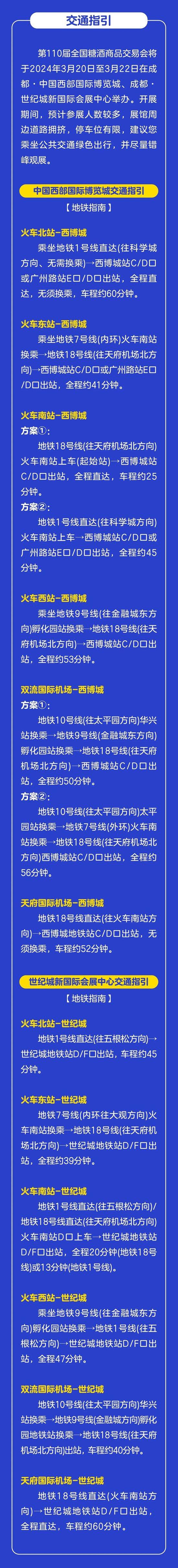 第110届全国糖酒会逛展攻略