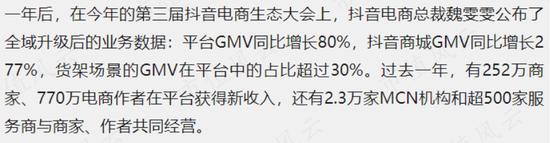 快手三季报解读：电商业务曾与抖音平起平坐，如今已难再相提并论