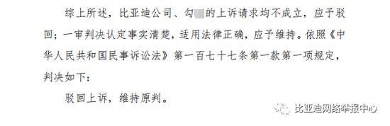 比亚迪：今日头条用户“反比亚迪传销集团范董”长期诋毁公司，被判赔礼道歉并赔款