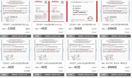 “中信证券”域名挂牌转让，起价400万，还能“买一送三”？