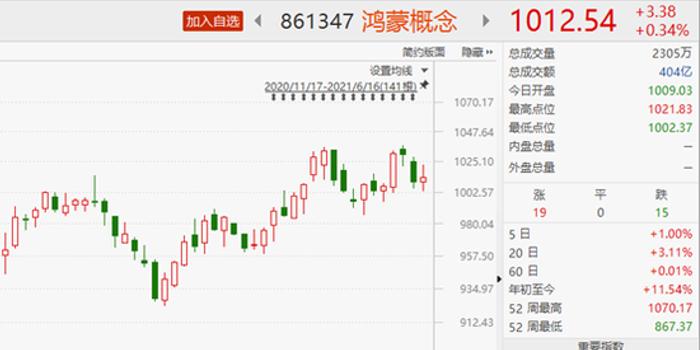 A股为何暴跌?万绿丛中一点红 鸿蒙概念卷土