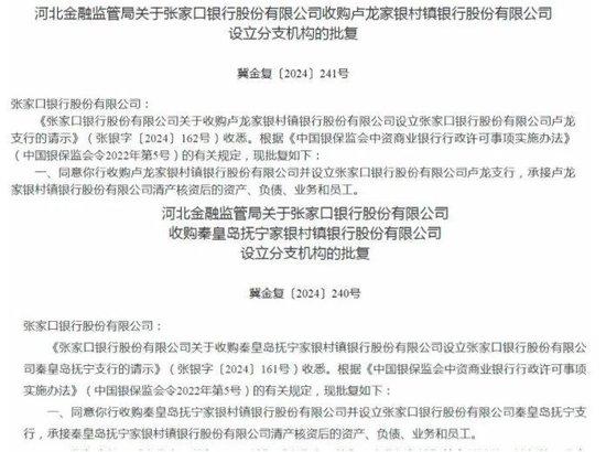 同日获批 三家村镇银行被收购提上日程！