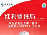 华宝基金红利情报局（3.24）：白色家电股息率“登顶”，港股红利乘PPI上行之风