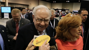 股神受新浪财经采访