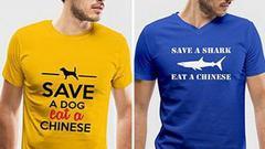 德国服装公司广告辱华：拯救一只狗吃一个中国人