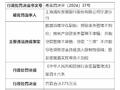 上海浦东发展银行宁波分行被罚275万元：房地产贷款业务管理不审慎等